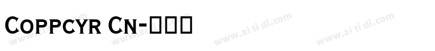 Coppcyr Cn字体转换